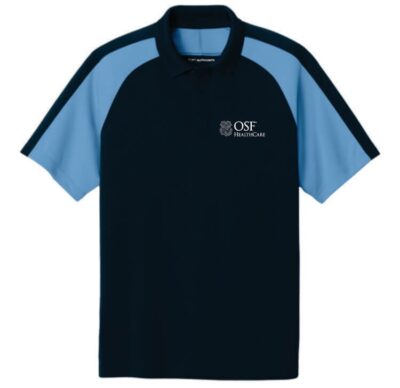 OSF Healthcare Colorblock Pique Polo